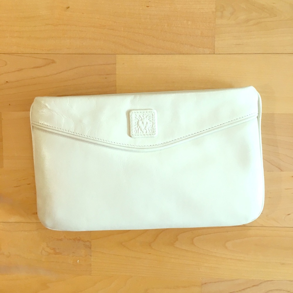 Anne Klein Cream Clutch